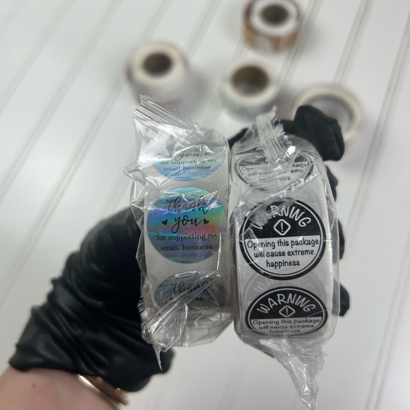 Bundle of 6 Thank You Sticker Rolls | Small Business Packaging Labels for Orders - Picture 6 of 7